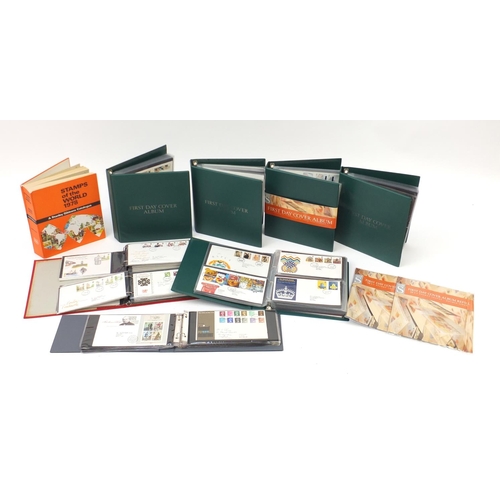 488 - Large collection of first day covers various genres arranged in seven albums