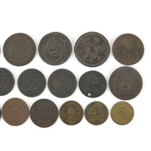478 - Group of antique tokens