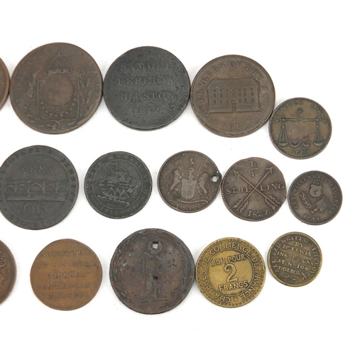 476 - Group of antique tokens