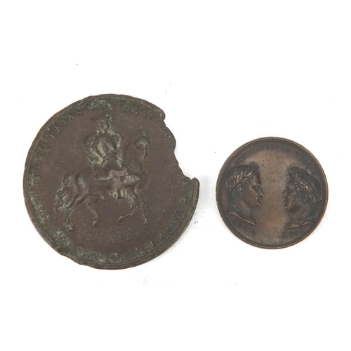 474 - Two antique tokens