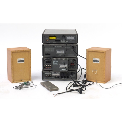 206 - Denon Hi Fi separates system with speakers