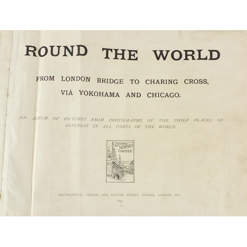 519 - Two hardback books, Round The World from London Bridge to Charing Cross and Round London, by George ... 