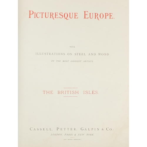517 - Two Picturesque Europe hardback books, published by Cassell, Petter, Galpin & Co