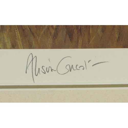 52 - Alison Guest - Quarter to Eleven, two hunting pencil signed prints, one limited edition 47/350, both... 