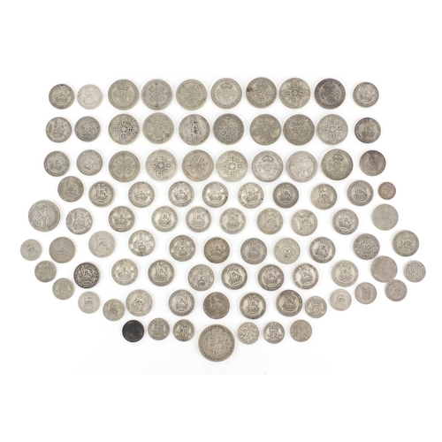 2331 - Victorian and later British coinage including shillings and six pence's, 580.0g