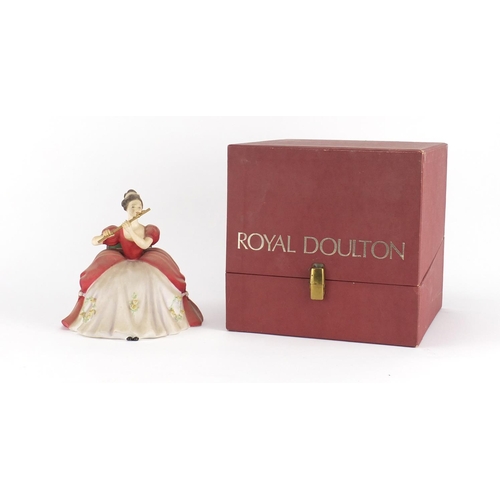 2154 - Royal Doulton figurine Flute HN2483, limited edition number 738, with box, 15.5cm high