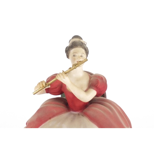 2154 - Royal Doulton figurine Flute HN2483, limited edition number 738, with box, 15.5cm high