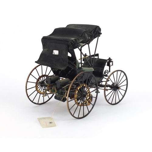 2163 - Franklin Mint die cast model of an 1893 Duryea