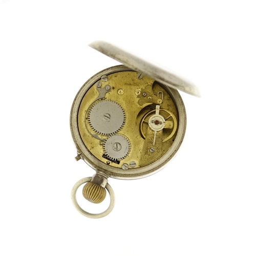 2443 - Grande Guerre 1914-15 souvenir pocket watch, 5cm in diameter