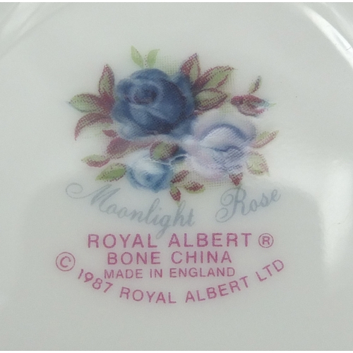 2051 - Royal Albert Moonlight Rose part coffee service