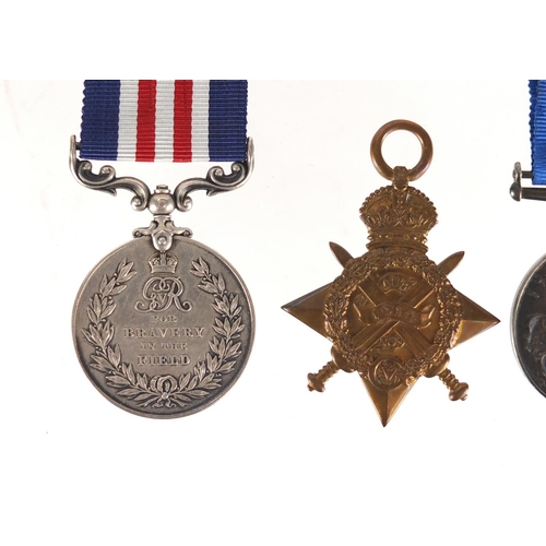 269 - British Military World War I medal group relating to REGINALD BURTON MASE, including the Mons star e... 