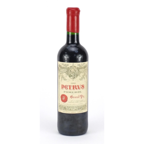2172 - ** WITHDRAWN FROM SALE ** Bottle of 1990 Petrus Pomerol red wine