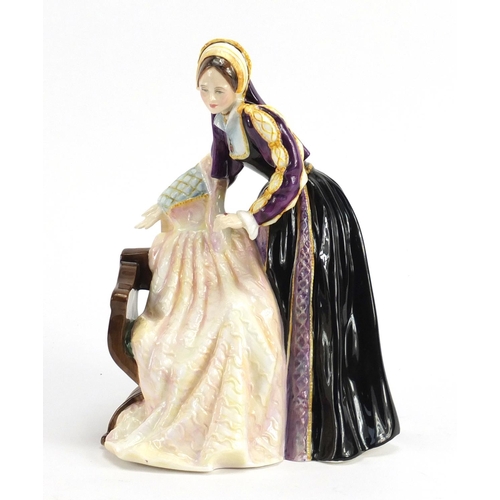 2298 - Royal Doulton figurine - Catherine Howard HN3449, limited edition 338/9500, 21cm high