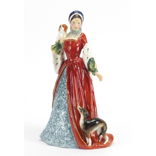 2292 - Royal Doulton figurine - Anne Boleyn HN3232 limited edition 2017/9500, 22.5cm high