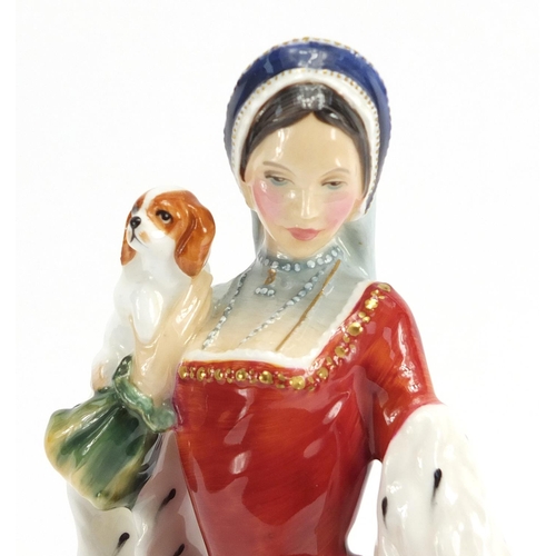 2292 - Royal Doulton figurine - Anne Boleyn HN3232 limited edition 2017/9500, 22.5cm high