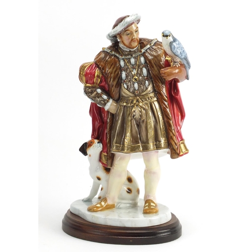 2287 - Royal Doulton figure - Henry VIII HN3350, with box, limited edition 381/1991, 26.5cm high