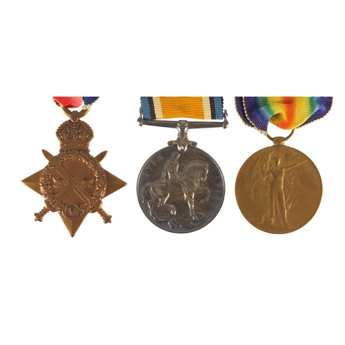 281 - British Military World War I trio, awarded to 1811SPR.J.BROWNJOHN.R.E.