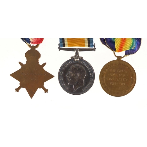 281 - British Military World War I trio, awarded to 1811SPR.J.BROWNJOHN.R.E.