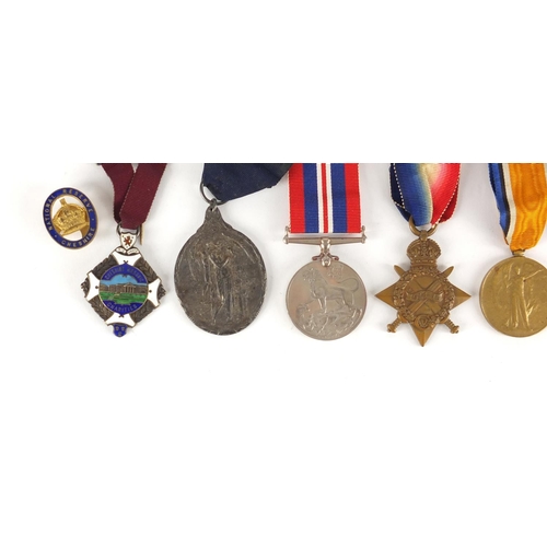 278 - British Military World War I and World War II medal group including a trio awarded to 1953CPL.S.SPAN... 