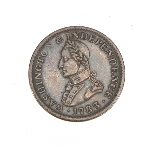259 - United States 1783 Washington and Independence token