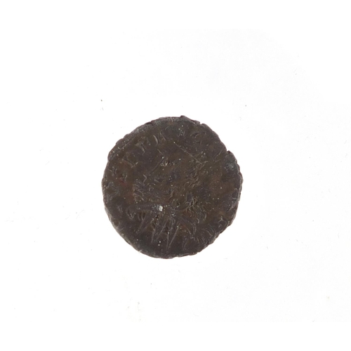 260 - Two Roman coins comprising Tetricus I and Vespasain