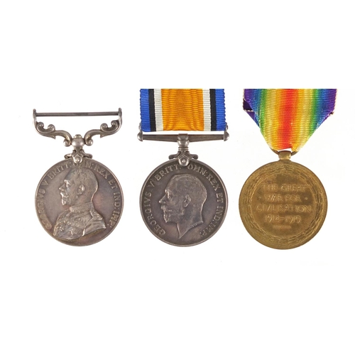 270 - British Military World War I medal group including George V Bravery in the Field, awarded to 1885PTE... 