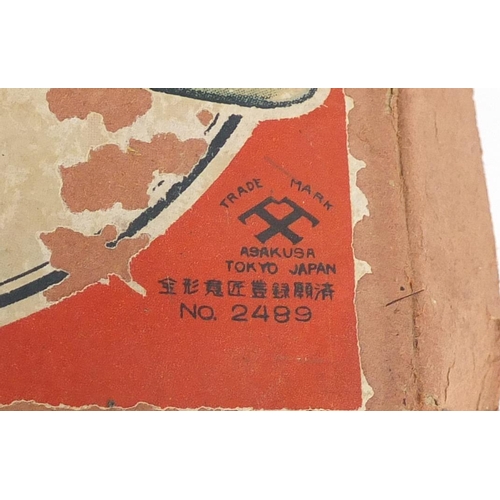 354 - Vintage Japanese Douglas Bailey tin plate aeroplane with box by Asakusa