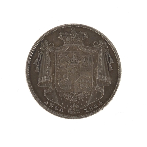 256 - William IV 1834 half crown