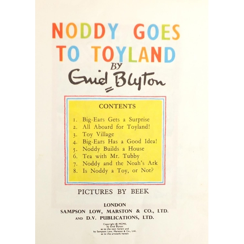 194A - Twenty four Enid Blyton Noddy hardback books with dust jackets comprising numbers 1-24