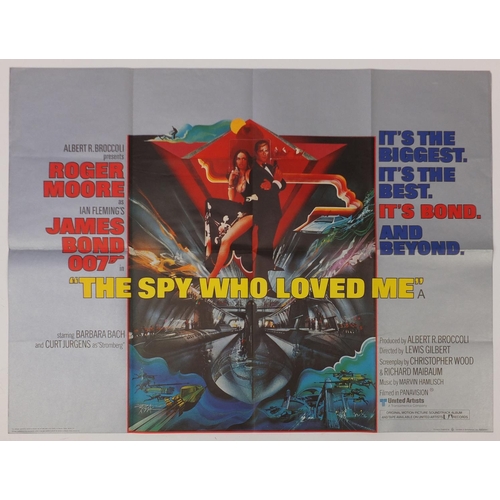 213 - Vintage James Bond 007 The Spy Who Loved Me UK quad film poster, printed by Lonsdale and Bartholomew