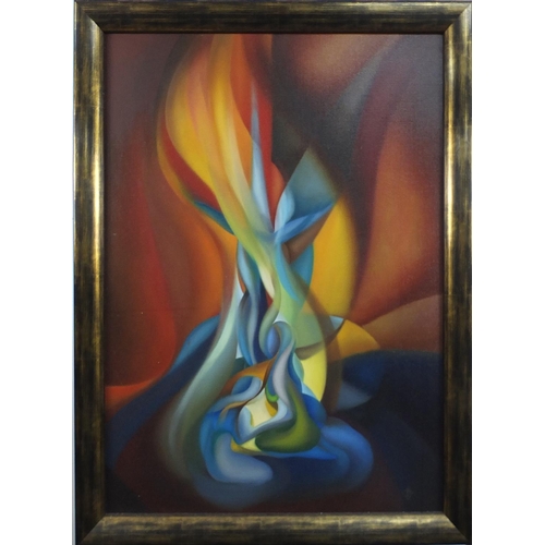 1268 - Armando Alemdar 2009 - The Lament, oil on canvas, with provenance certificate and receipt of £3400, ... 