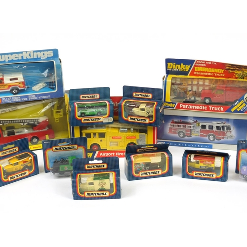 348 - Vintage and later die cast vehicles with boxes comprising Siku, Corgi, Dinky Toys and Matchbox