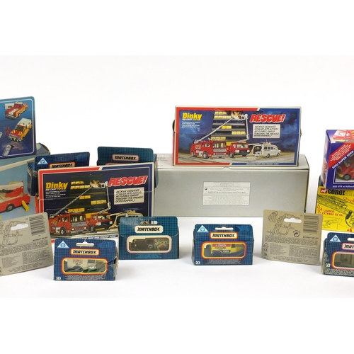 348 - Vintage and later die cast vehicles with boxes comprising Siku, Corgi, Dinky Toys and Matchbox