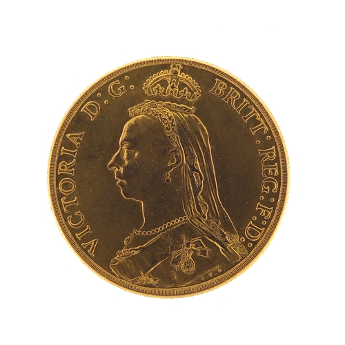 241 - Queen Victoria 1887 double sovereign