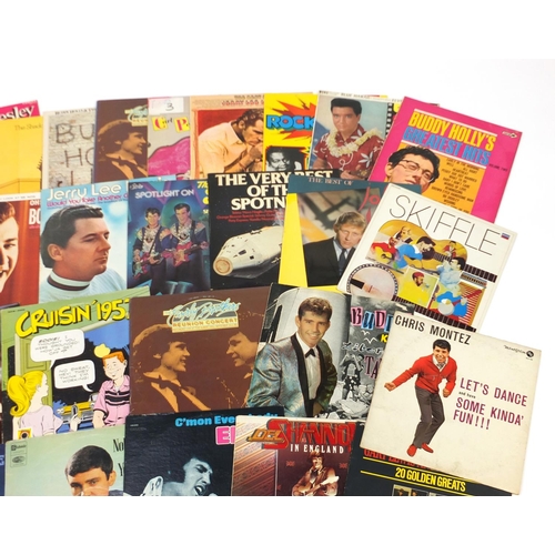 2546 - Vinyl LP's including Tommy Steele, The Everly brothers, Sandy Nelson, Elvis Presley, Bill Haley and ... 