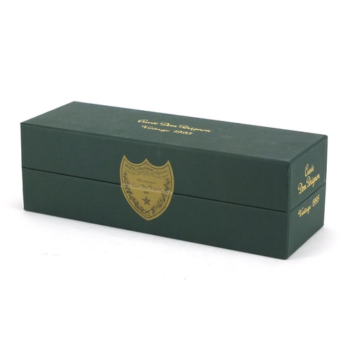 2362 - Bottle of vintage 1995 Moët & Chandon Dom Perignon, housed in a sealed box