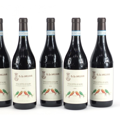 2269 - Six bottles of 2016 G D Vajra Dolcetto D'alba red wine