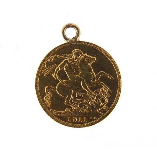 2784 - George V 1911 gold sovereign