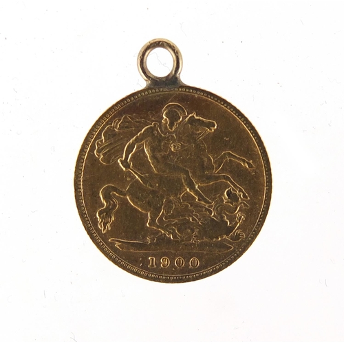 2785 - Queen Victoria 1900 gold half sovereign