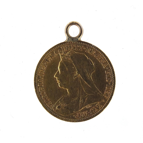 2785 - Queen Victoria 1900 gold half sovereign
