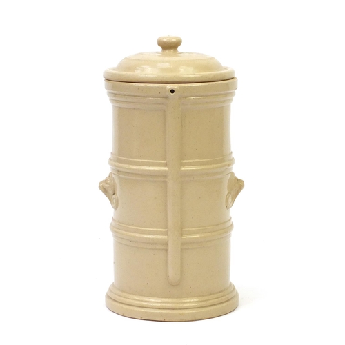 2124 - Victorian stoneware gold medal rapid water filter by G Cheavins, 60cm high