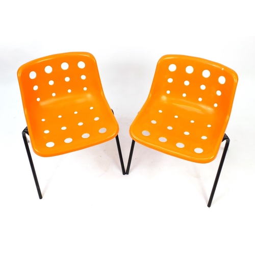 2042 - Pair of Robin Day design loft chairs, 70cm high