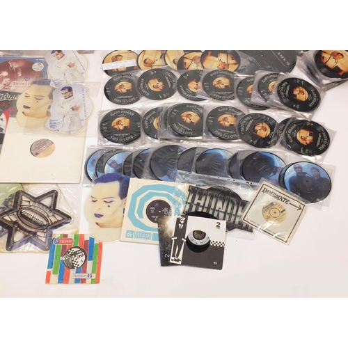 2549 - Picture discs and singles including Marillion and Gary Numan