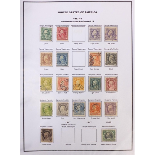 2694 - Collection of 19th century and later United States of America stamps, arranged in albums including u... 