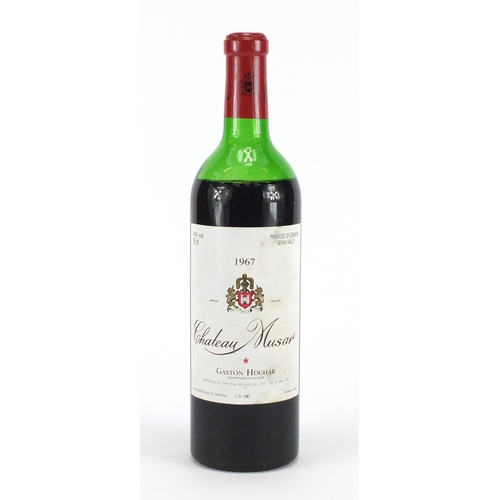 2185 - Bottle of 1967 Château Musar red wine
