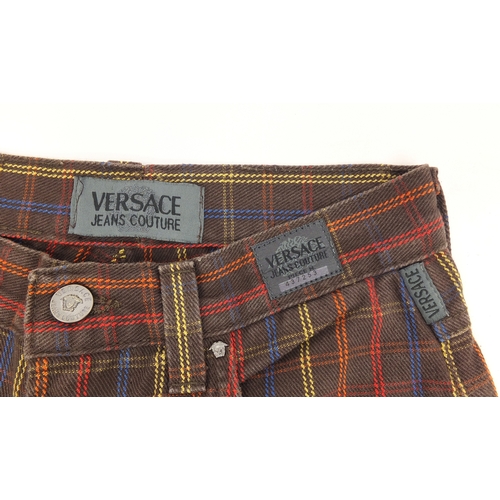 2615 - Three vintage pairs of Versace trousers