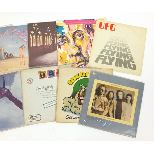 2545 - Progressive rock vinyl LP's including John Mayall, Barclay James Harvest, Wishbone Ash and Pete Town... 