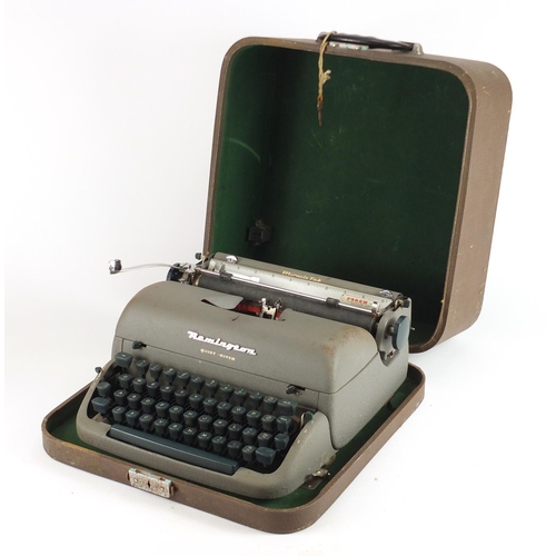 693 - Vintage Remington quiet riter portable typewriter