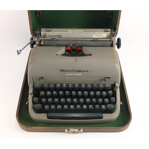 693 - Vintage Remington quiet riter portable typewriter