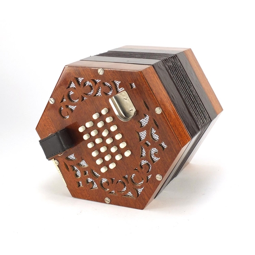 601 - Forty nine button Concertina